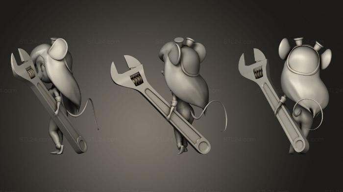 Toys (Gadget Hackwrench, TOYS_0919) 3D models for cnc
