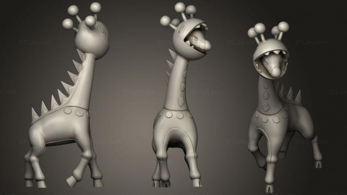 Toys (Girafarig and Farigriaf, TOYS_0930) 3D models for cnc