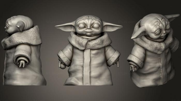 Toys (Grogu Baby Yoda 2, TOYS_0945) 3D models for cnc