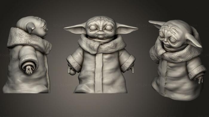 Toys (Grogu Baby Yoda, TOYS_0946) 3D models for cnc