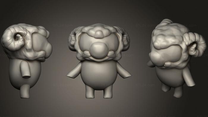 Toys (Hitsujin the Sheep Butler Mascot 2 2, TOYS_0971) 3D models for cnc