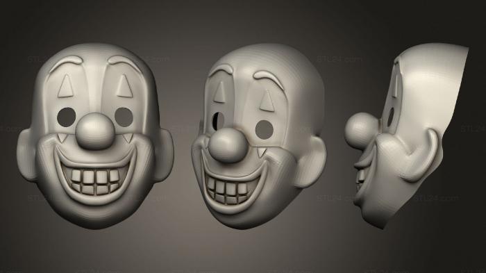 Toys (Joker mask, TOYS_0993) 3D models for cnc