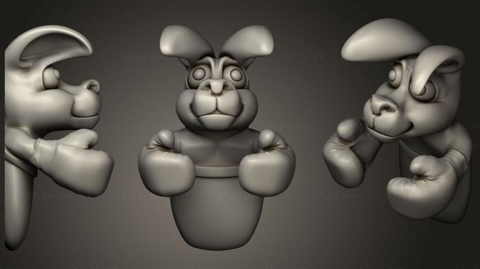 Toys (Kangaroo and Joey, TOYS_1001) 3D models for cnc