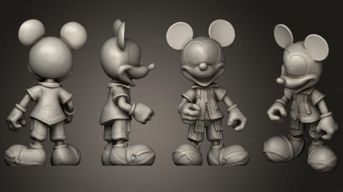 Toys (Kingdom Hearts Mickey Mouse, TOYS_1009) 3D models for cnc