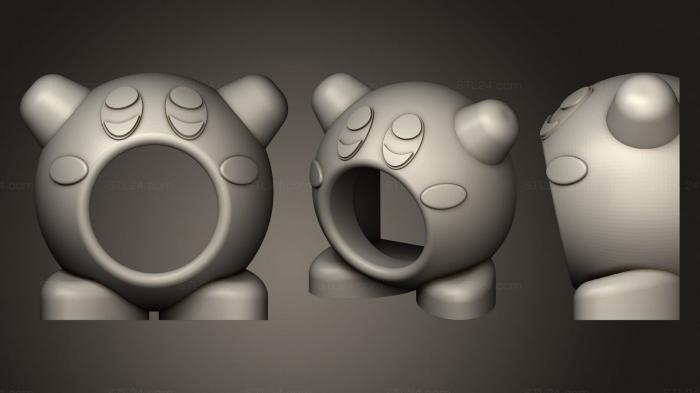 Игрушки (Вытяжка дыма Kirby, TOYS_1013) 3D модель для ЧПУ станка