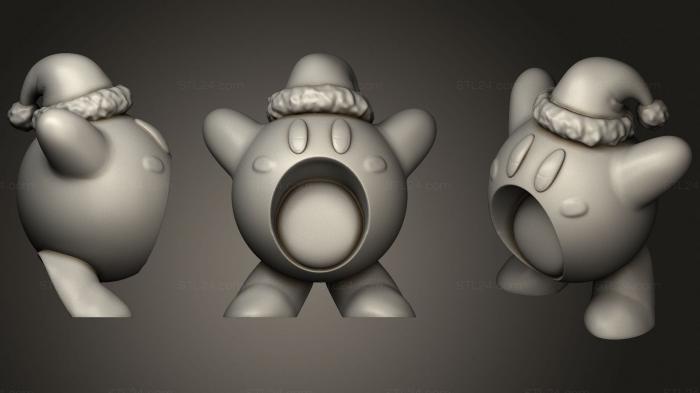 Toys (Kirby inhale xmas Kirbys Adventure, TOYS_1015) 3D models for cnc