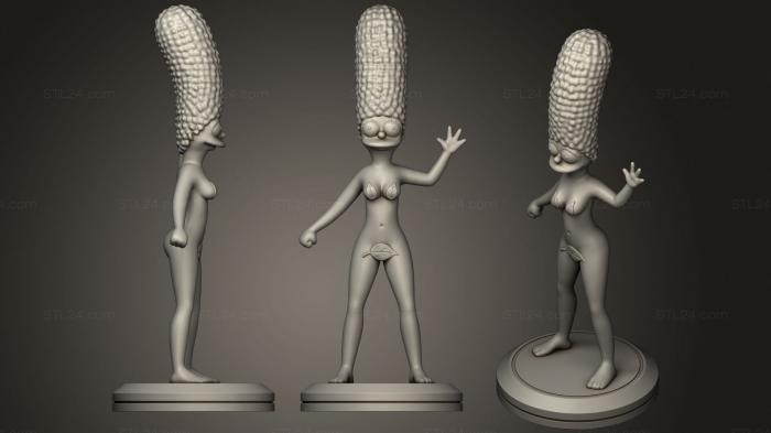 Toys (Marge simpson2, TOYS_1073) 3D models for cnc