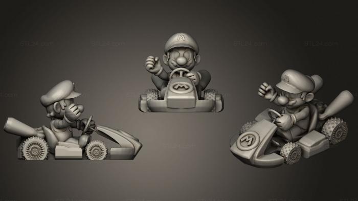 Toys (Mario kart, TOYS_1075) 3D models for cnc