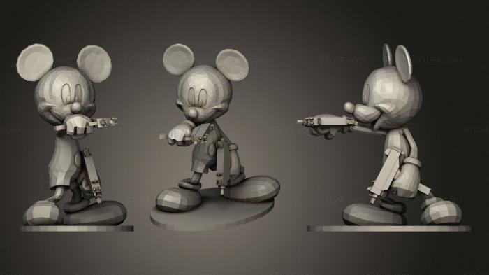 Toys (Mickey Gangster, TOYS_1092) 3D models for cnc