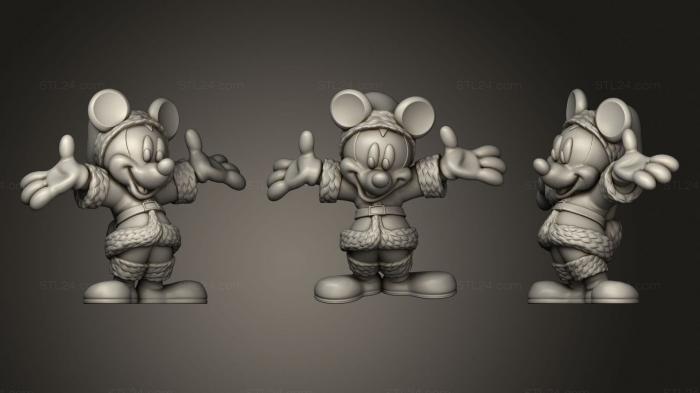 Toys (Mickey Mouse Present, TOYS_1096) 3D models for cnc
