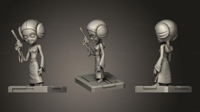 Toys (Mini Leia, TOYS_1109) 3D models for cnc