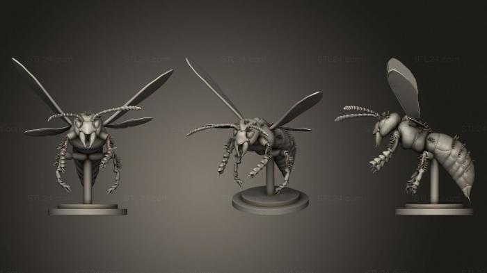 Toys (Murdering Asian Hornet Sculpture, TOYS_1138) 3D models for cnc