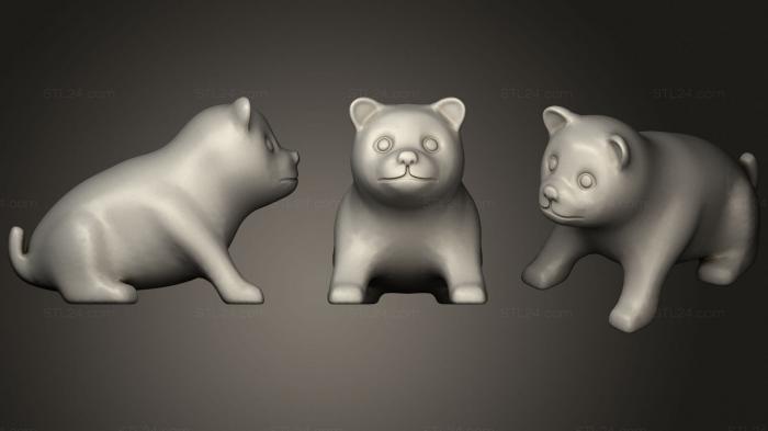 Toys (Puppy sitting1, TOYS_1207) 3D models for cnc