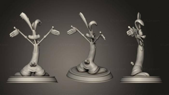 Игрушки (Кролик Роджер, Который Подставил Кролика Роджера, TOYS_1229) 3D модель для ЧПУ станка