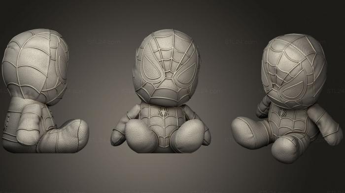 Игрушки (Кукла Человека -паука Уничтожена, TOYS_1272) 3D модель для ЧПУ станка