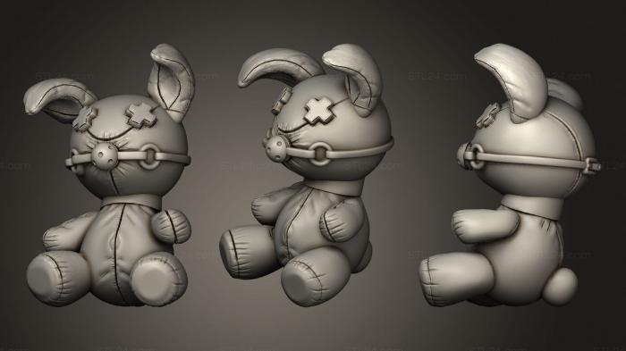 Игрушки (Злой кролик, TOYS_1389) 3D модель для ЧПУ станка