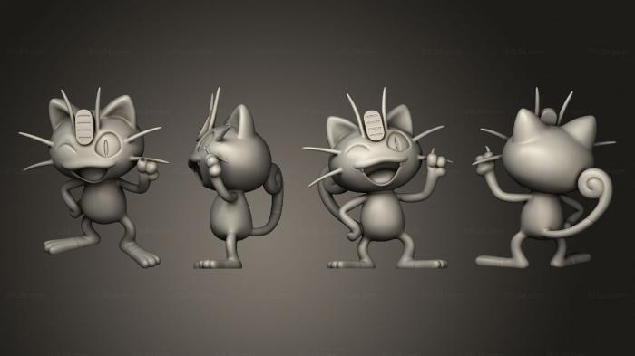 Toys (Meowth 1, TOYS_1406) 3D models for cnc