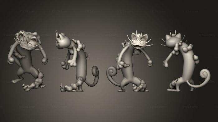 Toys (Meowth VMAX, TOYS_1408) 3D models for cnc
