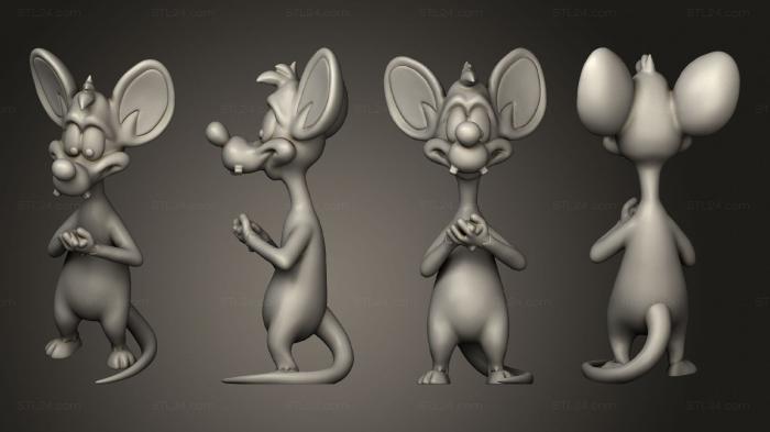Toys (Pinky And The Brain PINKY, TOYS_1424) 3D models for cnc