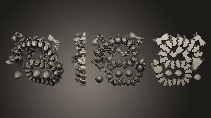 Игрушки (Яйца со Свернутым Пасхальным Драконом, TOYS_1453) 3D модель для ЧПУ станка