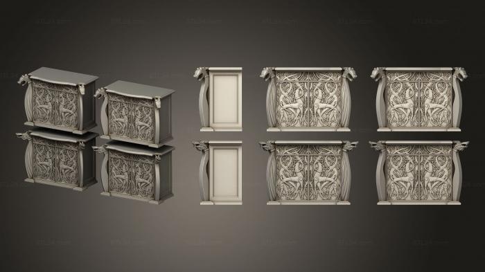 Stand (Cabinet 4, TM_0151) 3D models for cnc