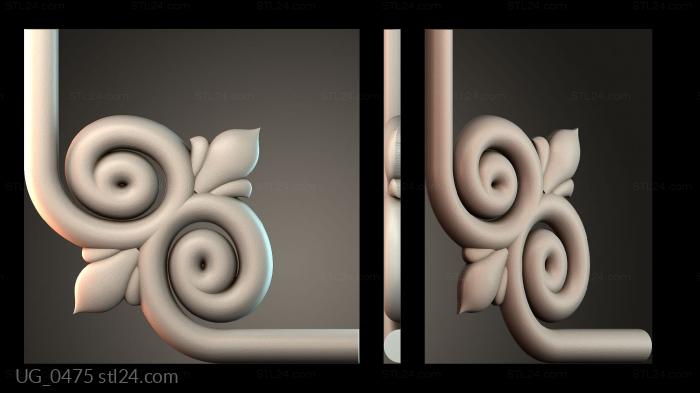 Corner (UG_0475) 3D models for cnc