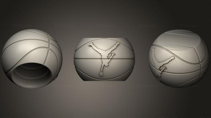 Vases (BASQUET jordan, VZ_0321) 3D models for cnc