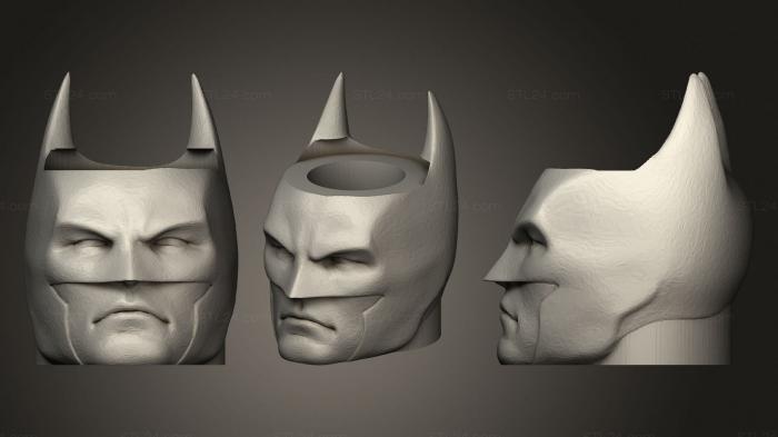 Vases (Batman reparado, VZ_0323) 3D models for cnc