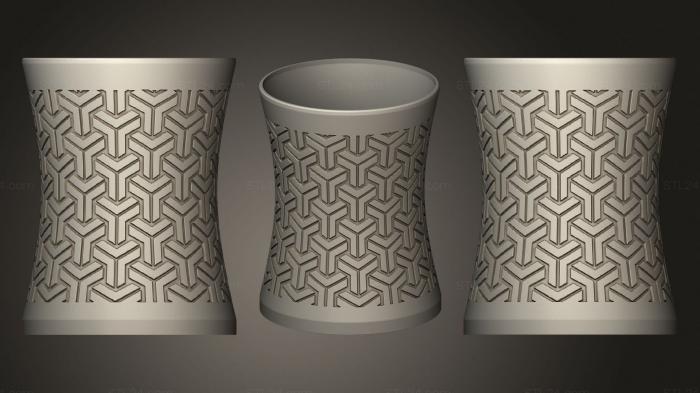 Vases (Bishamon Kikko Cup, VZ_0327) 3D models for cnc