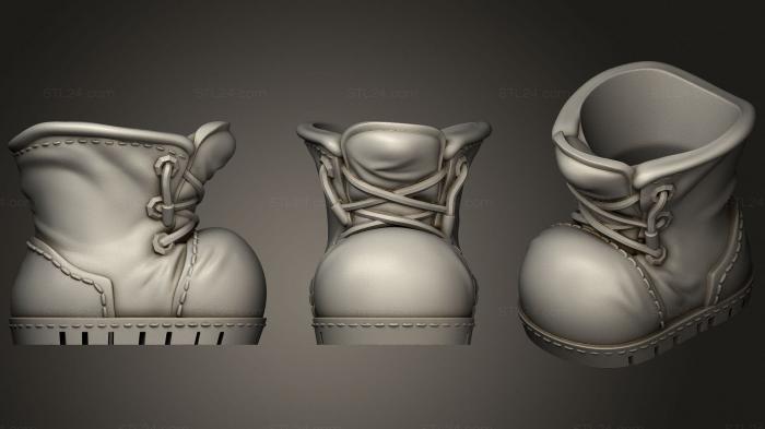 Vases (Boot Planter, VZ_0333) 3D models for cnc