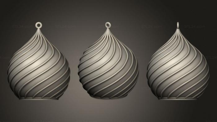 Vases (Bright Christmas Ball, VZ_0337) 3D models for cnc