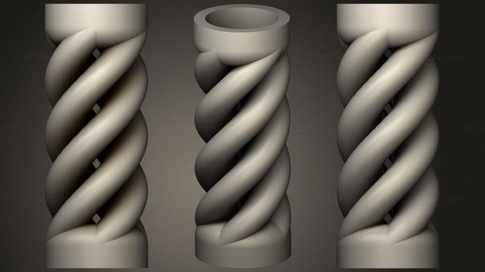 Vases (Candlestick For Tealight, VZ_0358) 3D models for cnc
