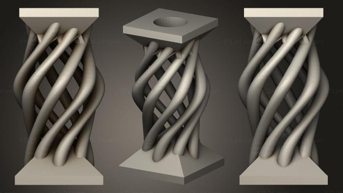 Vases (Candlestick, VZ_0359) 3D models for cnc
