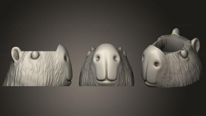 Vases (Carpincho mate mod, VZ_0363) 3D models for cnc