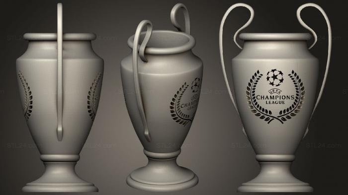 Vases (Champions League, VZ_0376) 3D models for cnc