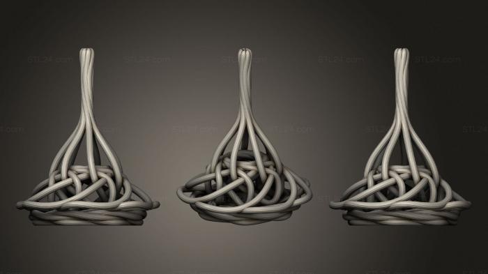 Vases (Cool Organic Vase Thing, VZ_0395) 3D models for cnc