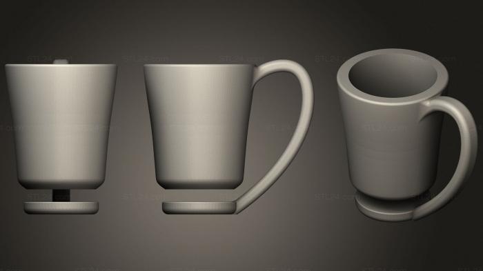 Vases (Cup for the brave, VZ_0417) 3D models for cnc