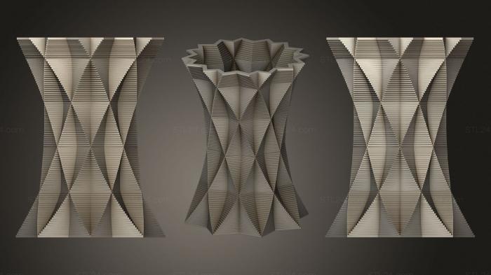 Vases (Customized Vase 2, VZ_0430) 3D models for cnc