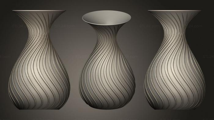 Vases (Designer Vase, VZ_0450) 3D models for cnc