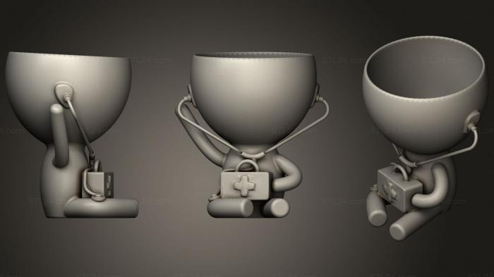 Vases (Doctor robert, VZ_0457) 3D models for cnc