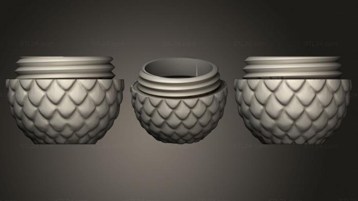 Vases (Dragon Egg Standard Bottom, VZ_0467) 3D models for cnc