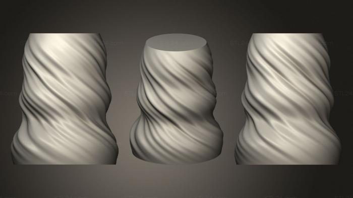 Vases (Draped Vase, VZ_0470) 3D models for cnc