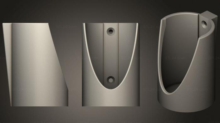 Vases (Dw40 bottle wall mount, VZ_0475) 3D models for cnc