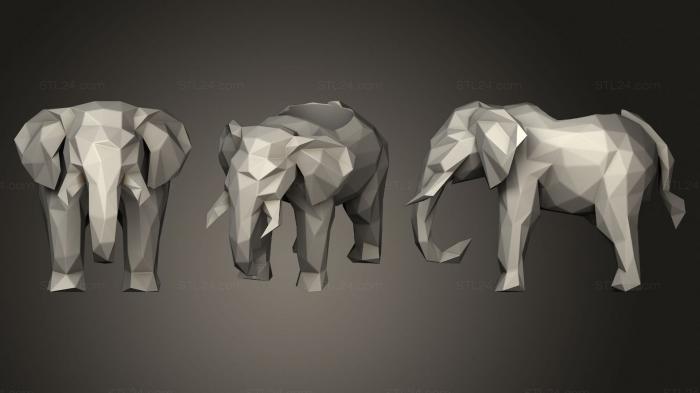Вазы (Elefante Maceta, VZ_0479) 3D модель для ЧПУ станка