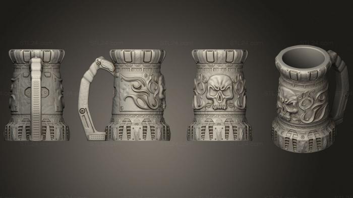 Vases (Fantasy Mug1, VZ_0494) 3D models for cnc
