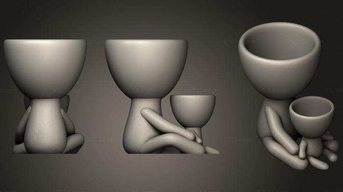 Vases (Father and Son Pot, VZ_0495) 3D models for cnc