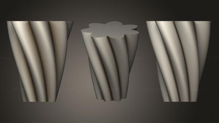 Вазы (Создатель Цветочного Горшка, VZ_0502) 3D модель для ЧПУ станка