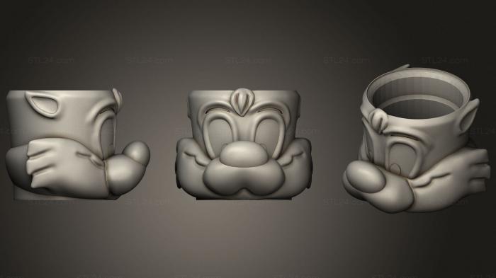 Vases (Gato Silvestre, VZ_0514) 3D models for cnc