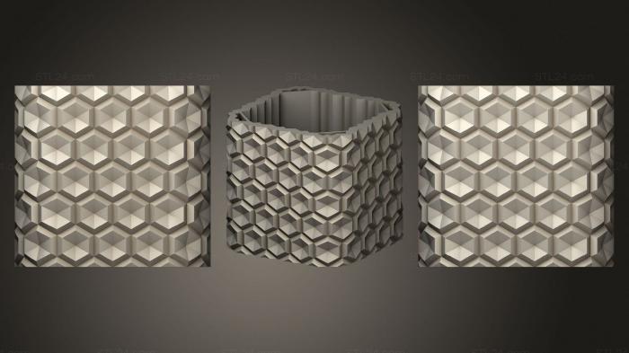 Vases (Geometric Lamp Shade, VZ_0515) 3D models for cnc