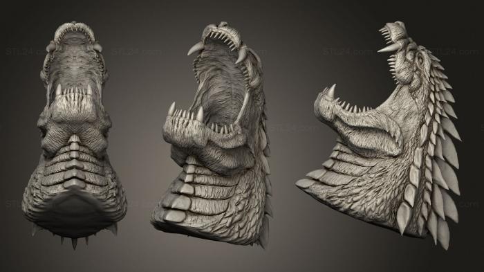 Vases (Godzilla Singular Point Roaring, VZ_0526) 3D models for cnc